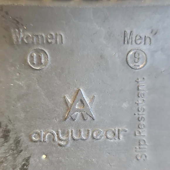 Anywear Nurse Slip Resistant Owl Print closed back Clogs Women 11 Men  9 unisex - Picture 10 of 14